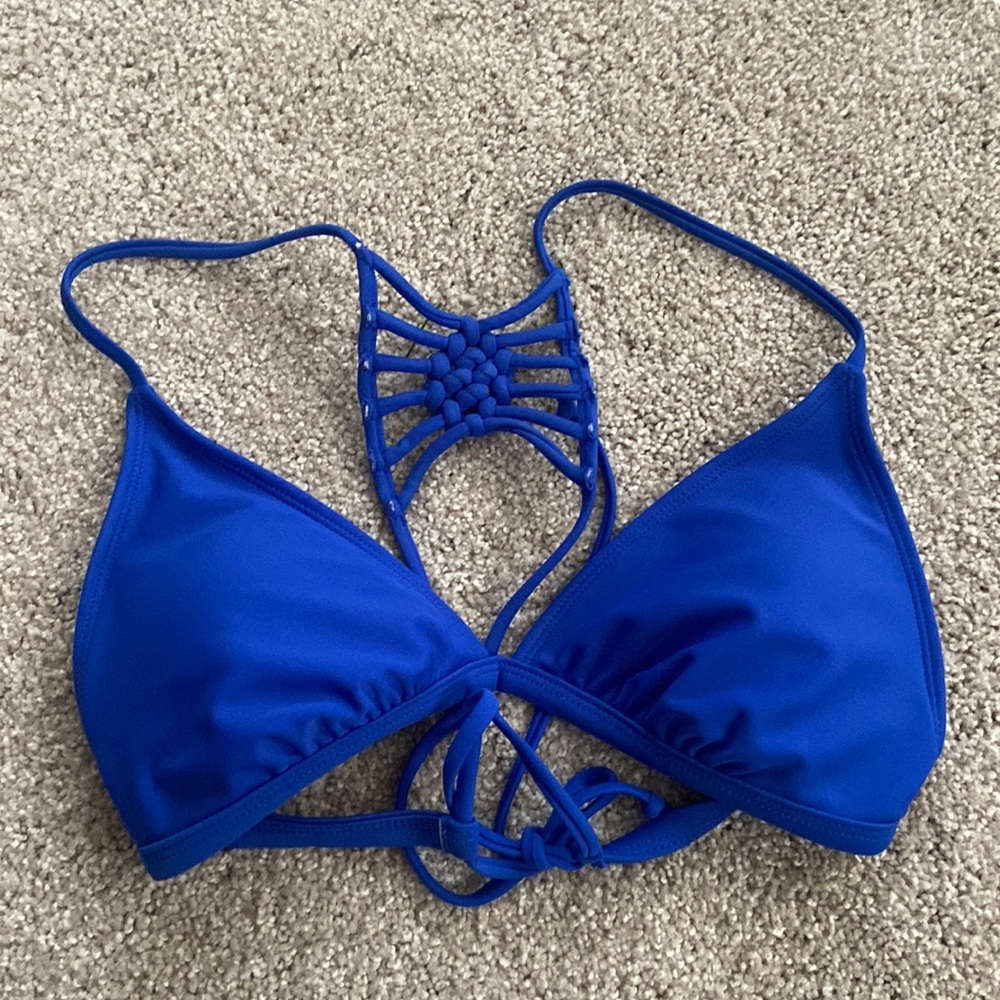 Blue Bikini Top